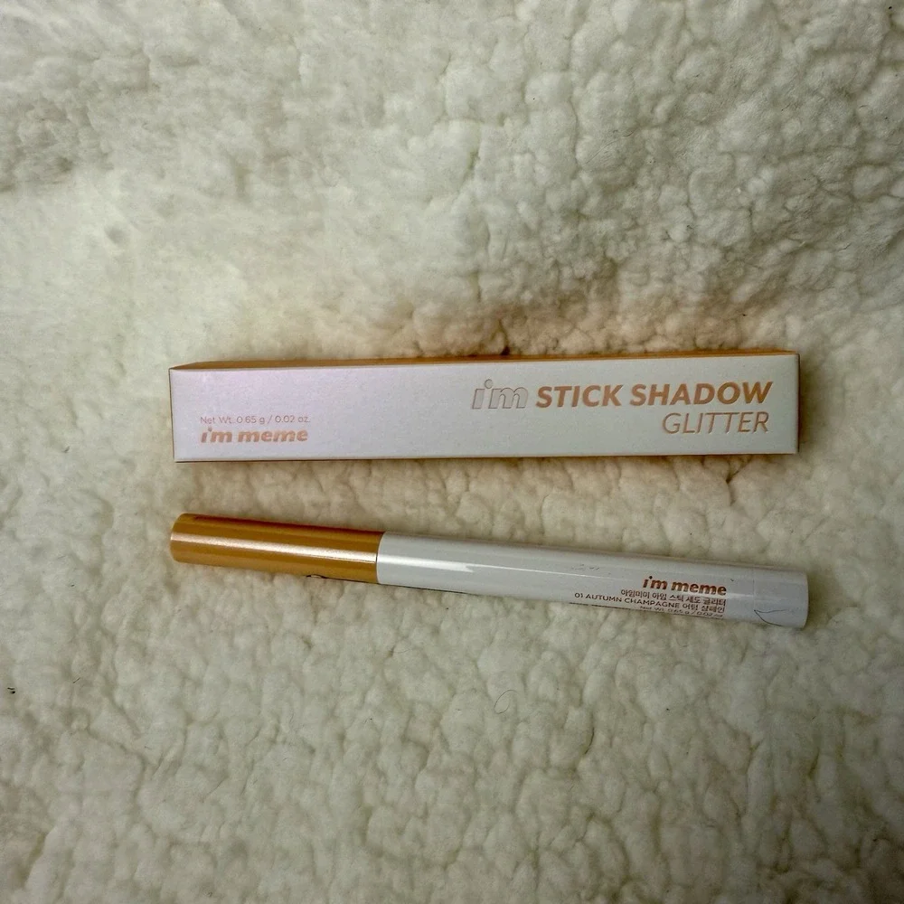 I'M MEME I'm Stick Shadow Glitter 01 Autumn Champagne Liner/Pencil/Shadow‎ NIB